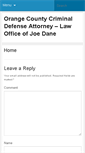 Mobile Screenshot of joedane.com
